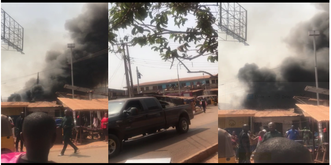 Fire incident in Enugu State