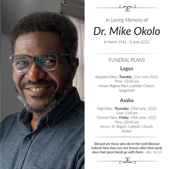 Dr Mike Okolo 