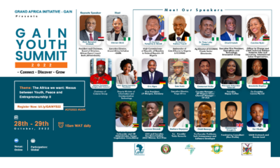 AfreximBank Boss, ECOWAS, Diplomats and others to Speak at GAIN Youth Summit 2022