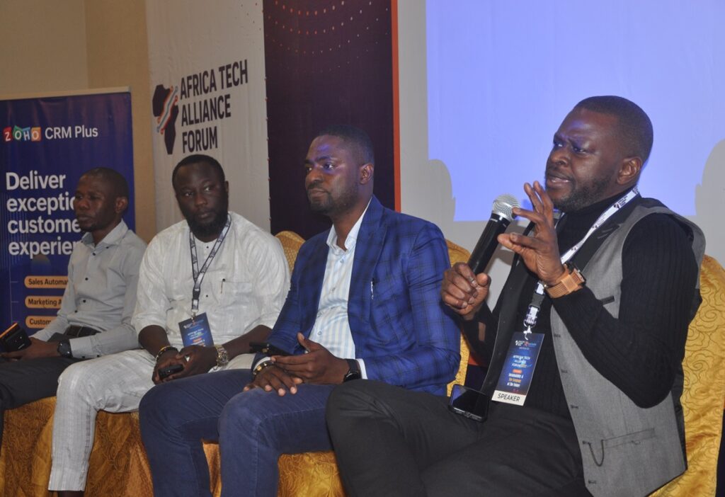 Akindeinde at AfriTECH 2