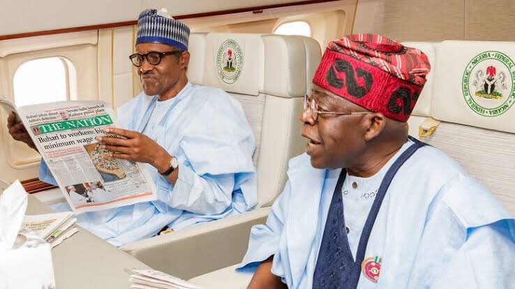 President Buhari and Bola Tinubu