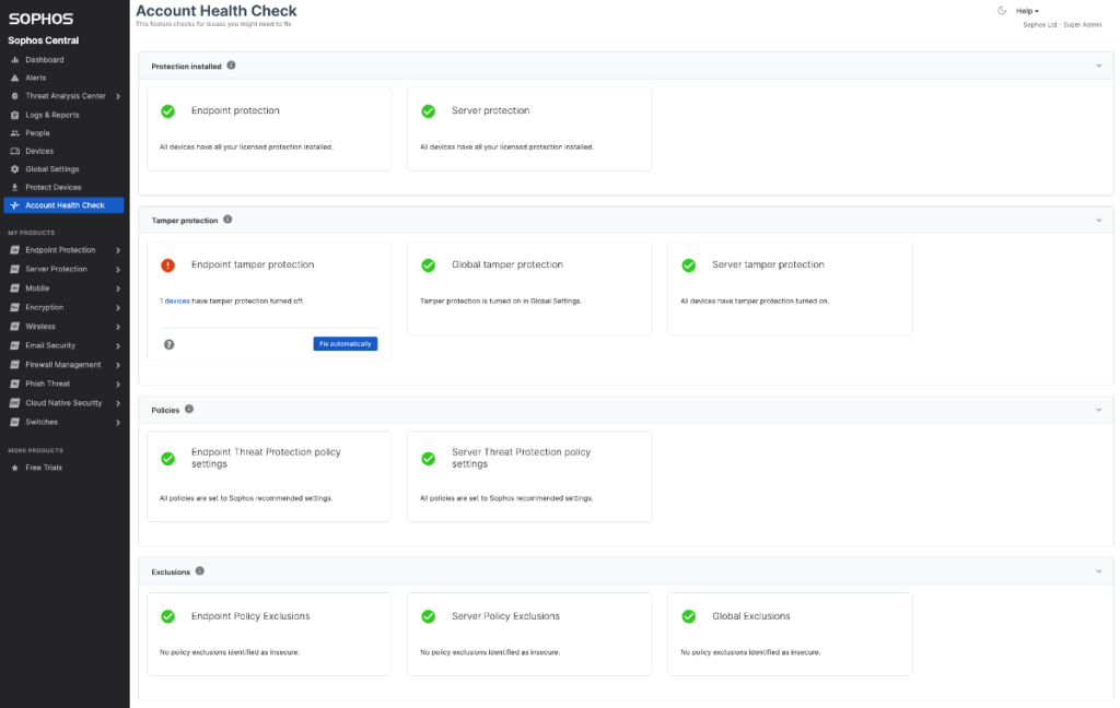 Sophos Endpoint