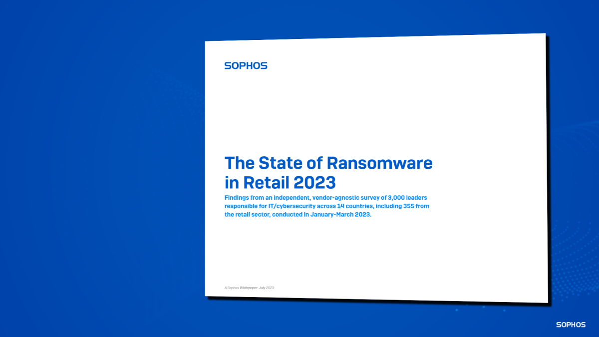 Sophos The State of Ransomware in Retail 2023