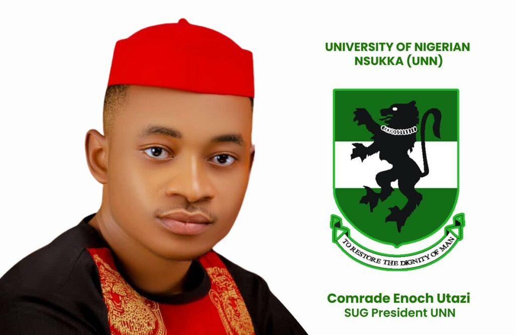 Comrade Enoch Utazi, the President, SUG of UNN