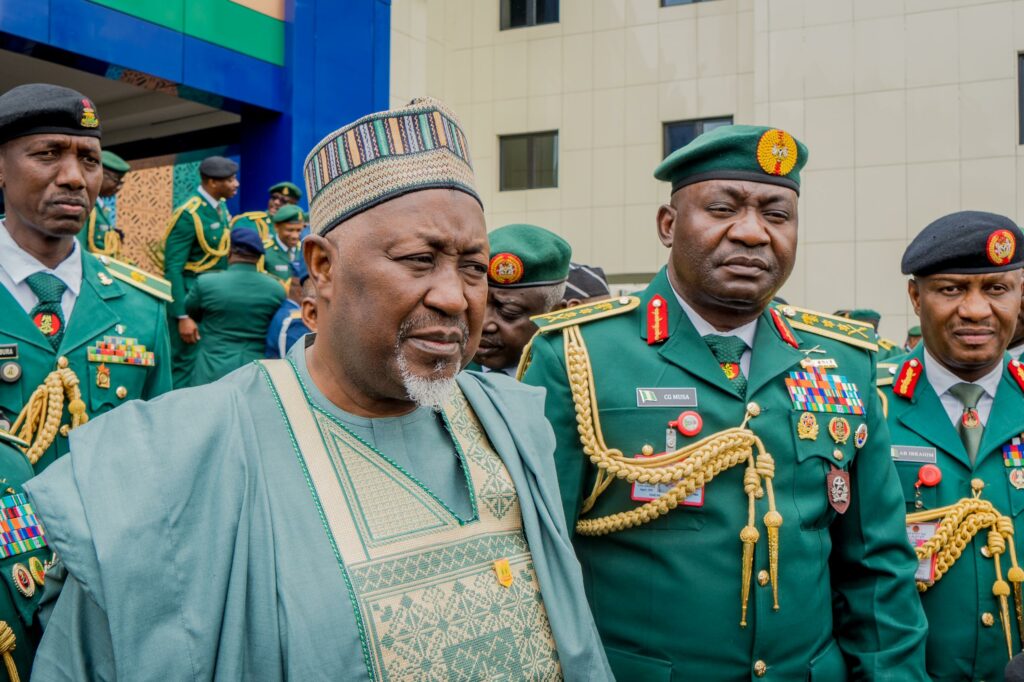 Honourable Minister of Defence, H. E. Mohammed Badaru Abubakar -