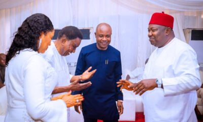 Peter Mbah, Ifeanyi Ugwuanyi celebrate Jim Nwobodo at 85