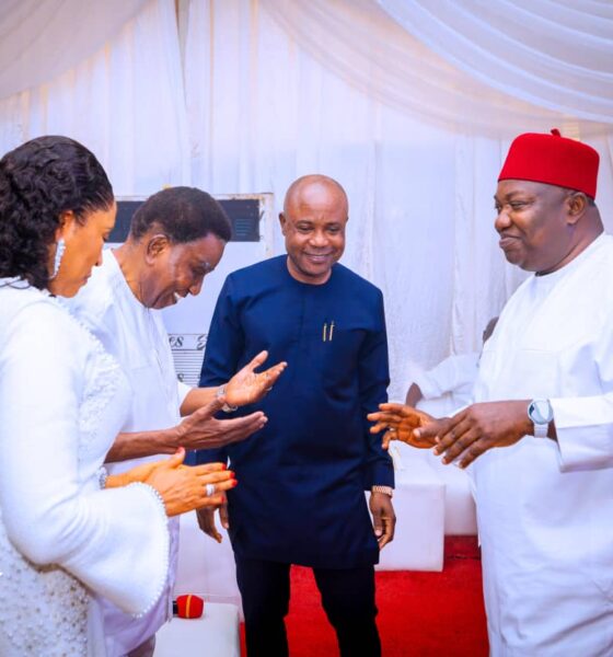 Peter Mbah, Ifeanyi Ugwuanyi celebrate Jim Nwobodo at 85