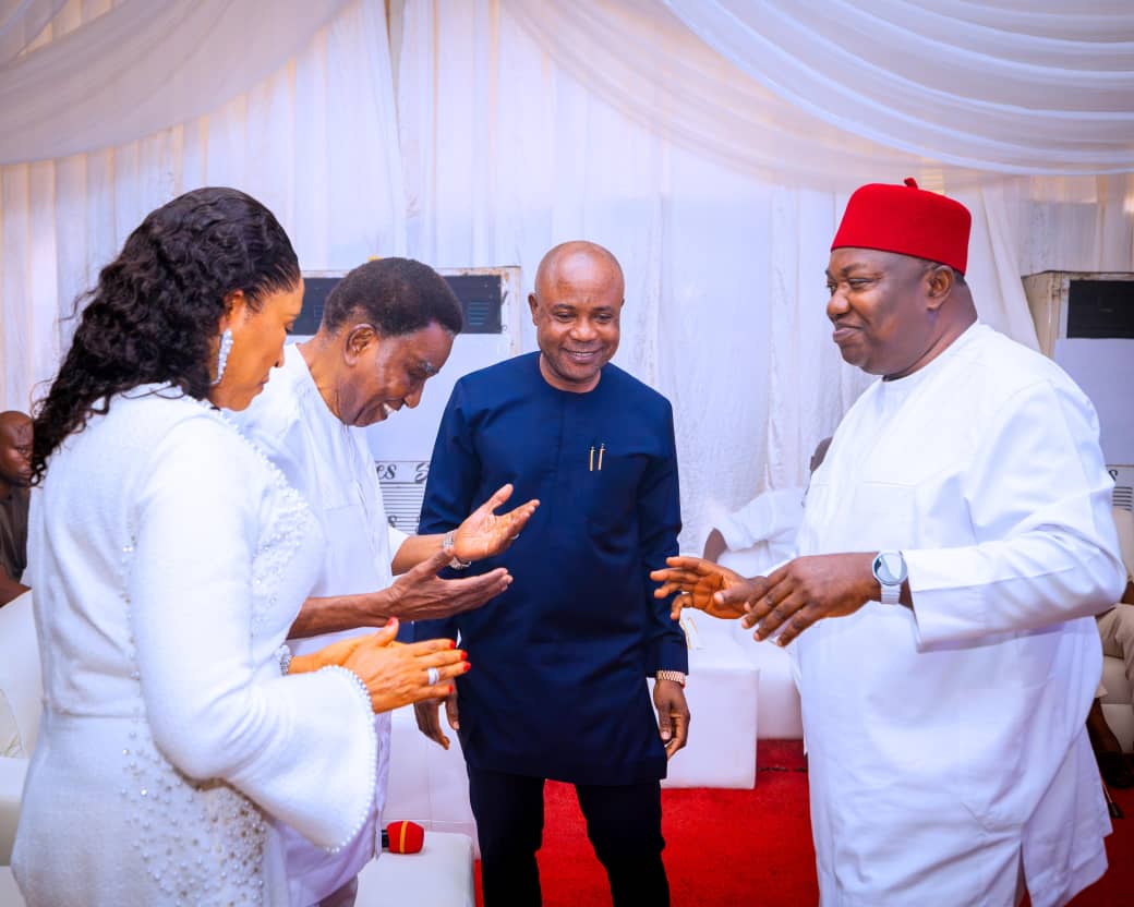 Peter Mbah, Ifeanyi Ugwuanyi celebrate Jim Nwobodo at 85