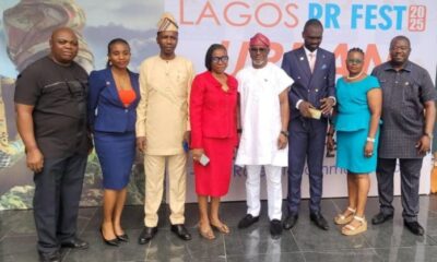 Members of the newly elected executive of Lagos State Chapter NIPR