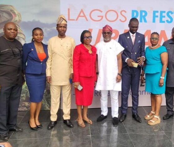 Members of the newly elected executive of Lagos State Chapter NIPR