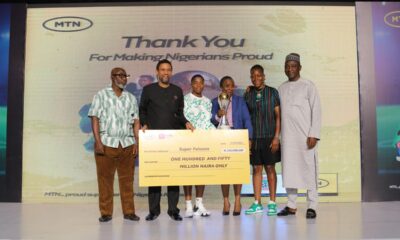 MTN Nigeria Awards The Super Falcons 150 Million Naira Following WAFCON Win
