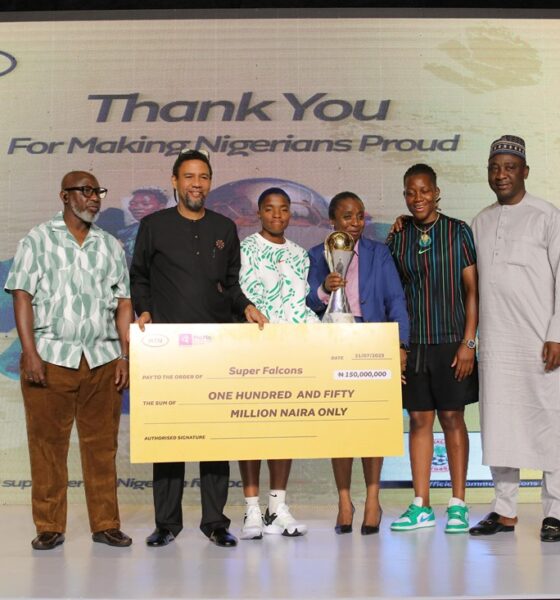 MTN Nigeria Awards The Super Falcons 150 Million Naira Following WAFCON Win
