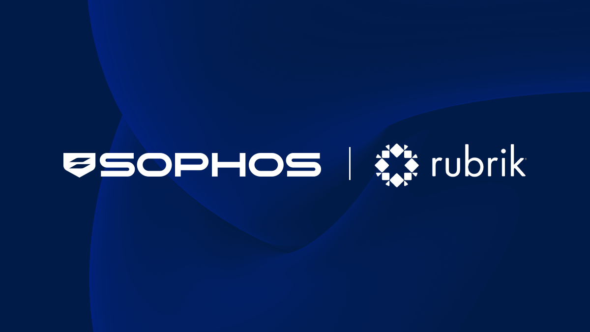 Rubrik and Sophos partnership