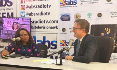 British High Commissioner Dr. Richard Montgomery at the Anambra Broadcasting Service