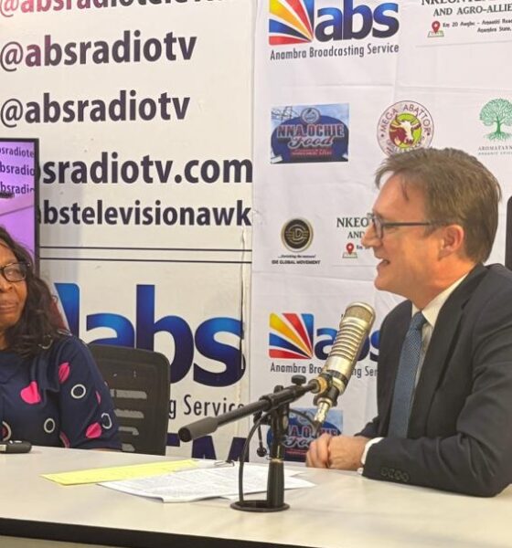 British High Commissioner Dr. Richard Montgomery at the Anambra Broadcasting Service