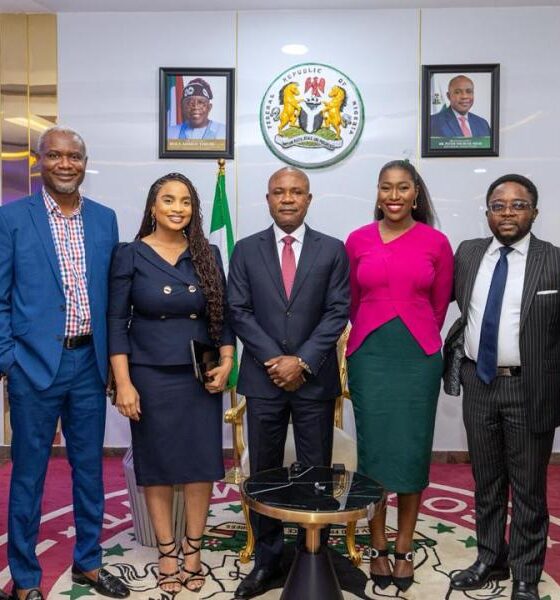 Governor Peter Mbah of Enugu State and Media personalities