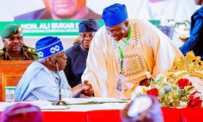 APC Chairman Nentawe Yilwatda and President tinubu