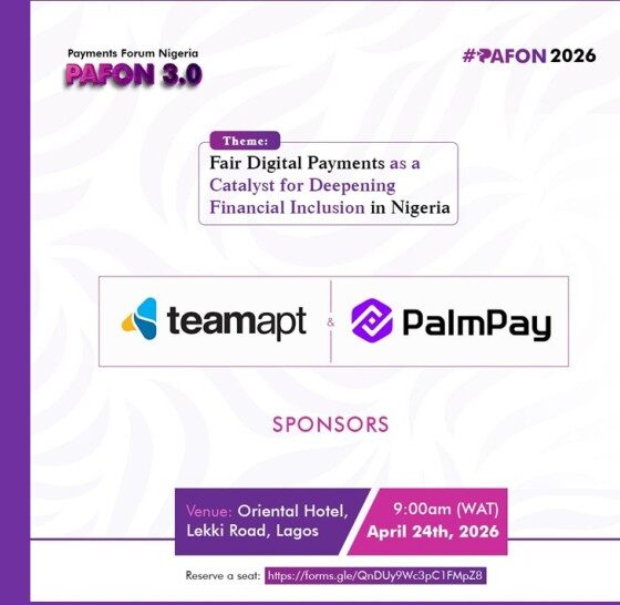 Payments Forum Nigeria - PAFON 3.0 by PalmPay and TeamApt
